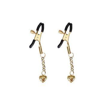 Зажимы для сосков Liebe Seele Hollow Heart Nipple Clamps Gold 2504455223 фото