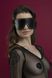 Маска на глаза с заклепками Feral Feelings - Blindfold Mask, натуральная кожа, черная 1259127429 фото 1