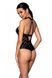 Сетчатый боди с халтером и ритмичным рисунком Passion Hima Body XXL/XXXL, black 1543861693 фото 2