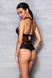 Сетчатый боди с халтером и ритмичным рисунком Passion Hima Body XXL/XXXL, black 1543861693 фото 4