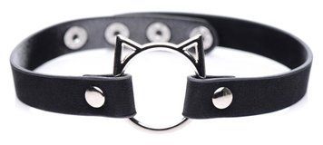 Чокер aster Series Kinky Kitty Ring Slim Choker Чорний One Size ( SX1184 ) 2425404901 фото