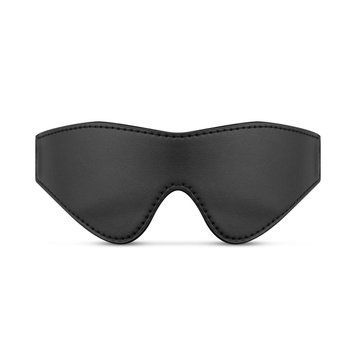Маска Bedroom Fantasies: Faux Leather Blindfold, черная 2037916917 фото