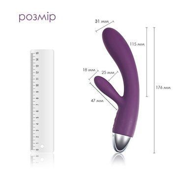 Кролик вібратор з інтелектуальним режимом Svakom Alice Violet Feromon 1441284463 фото