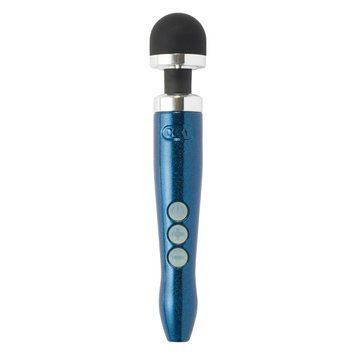 Вібромасажер DOXY Die Cast 3R Blue Flame, дуже потужний, живлення 220 В, металевий корпус 1860382430 фото