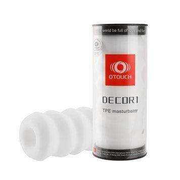 Мастурбатор Otouch DECOR 1-D, эффект всасывания, ребрышки-кольца, зауженный диаметр 2087213004 фото