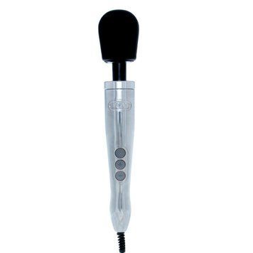 Вібромасажер DOXY Die Cast Polished (Silver), дуже потужний, живлення 220В, металевий корпус Feromon 1259136277 фото