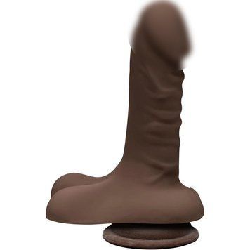 Фалоімітатор Doc Johnson The D - Super D - 6 Inch With Balls - ULTRASKYN - Chocolate, діаметр 3,8см Feromon 1259135589 фото