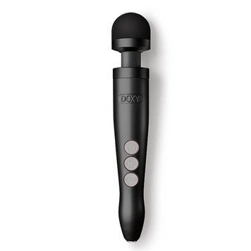 Вібромасажер DOXY Die Cast 3R Matte Black, дуже потужний, живлення 220 В, металевий корпус 1860382431 фото