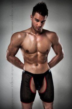 Чоловічі трусики-шорти Passion 012 THONG black XXL/XXXL Feromon 1259123201 фото