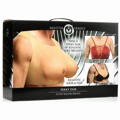 Накладні силіконові груди Master Series Perky Pair D-Cup Silicone Breasts 2425404903 фото