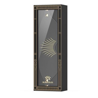 Розкішна маска на очі Zalo Blindfolds Black (SO8231) 1947318667 фото