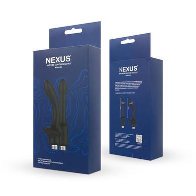 Набір насадок для анального душу Nexus BEGINNER Shower Douche Duo Kit &mdash; Black 2204608044 фото