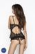 Комплект белья Passion IMAGINE SET OpenBra XXL/XXXL, black, лиф - мини-сорочка, трусики с оборками 1259126701 фото 2