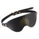 Розкішна маска на очі Zalo Blindfolds Black (SO8231) 1947318667 фото 1