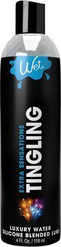 Охлаждающий лубрикант на водно-силиконовой основе Wet Extra Sensations Tingling (118 мл) (SO9917) 2225413562 фото