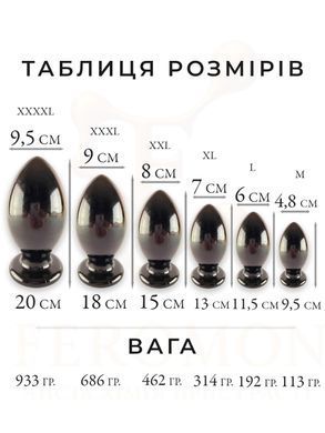 Анальна пробка Велика анальна пробка для фетиш фістингу на присосці величезна XXXXL ( 150-040 ) 1259501155 фото
