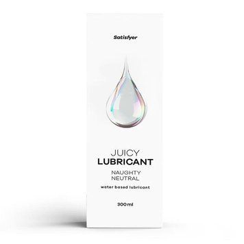 Лубрикант на водной основе Satisfyer Juicy Lubricant Naughty Neutral water based 300 мл 2768132219 фото