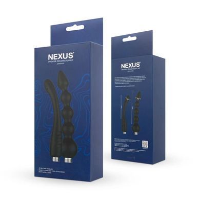 Набір насадок для анального душу Nexus ADVANCED Shower Douche Duo Kit &mdash; Black 2204608045 фото