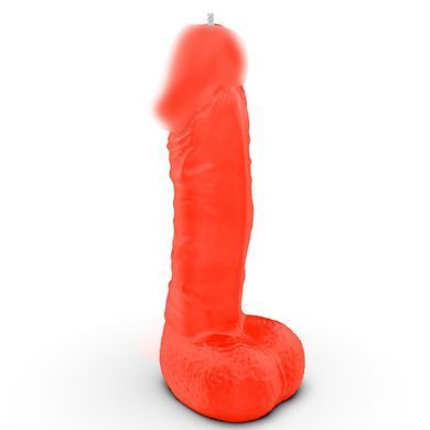 Свеча в виде члена Pure Bliss BIG Orange 18 см 2500808787 фото