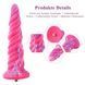 Hismith 10.12" Silicone Dildo rose Monster Dildo Series Feromon 1655638806 фото 2