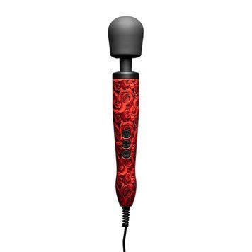 Вібромасажер DOXY Original ROSE PATTERN, дуже потужний, живлення 220 В, пульсувальні вібрації 2626045978 фото