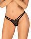 Еротичні жіночі Трусики Obsessive Chemeris thong XS/S Чорний (SO9773) 2174081297 фото 1