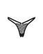 Еротичні жіночі Трусики Obsessive Chemeris thong XS/S Чорний (SO9773) 2174081297 фото 5
