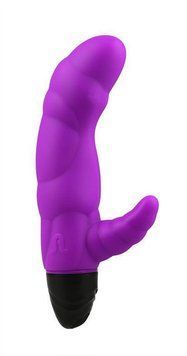 Вібратор рельєфний Adrien Lastic Typhoon Purple зі стимуляцією точки G, два мотори Feromon 1259134663 фото
