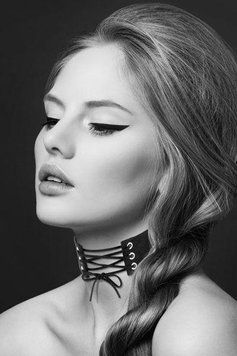 Чокер со шнуровкой Bijoux Pour Toi - LACET, экокожа 1259123757 фото