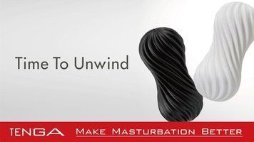 Мастурбатор Tenga FLEX Rocky Black зі змінною інтенсивністю, можна скручувати Feromon 1259138035 фото