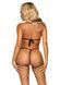 Эротический комплект с открытой чашкой Leg Avenue Open cup bra and pearl panty One Size Black 2059567460 фото 2