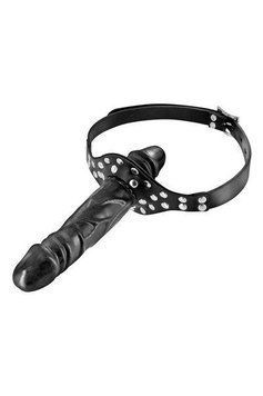 Кляп з подвійним фалоімітатором Fetish Tentation Double Penis Gag Feromon 1259279704 фото