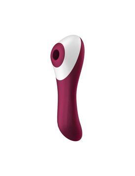 Вакуумный стимулятор с вибрацией Satisfyer Dual Crush Wine Red 1628000586 фото