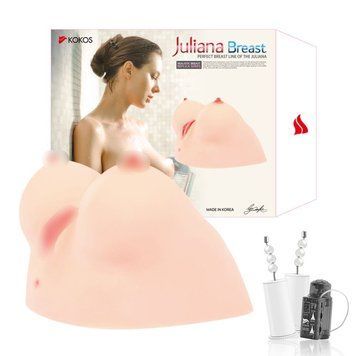 Мастурбатор Kokos Juilana Breast 2WayPlus с вибрацией и массажем 2499419478 фото