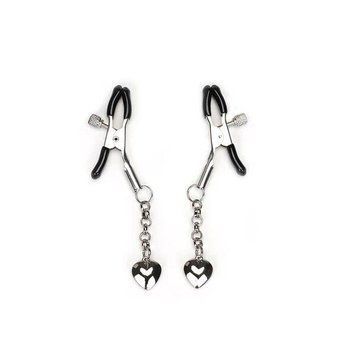 Зажимы для сосков Liebe Seele Solid Heart Nipple Clamps Silver 2504455287 фото
