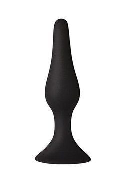 Анальна пробка на присосці MAI Attraction Toys №34 Black, довжина 12,5см, діаметр 3,2см Feromon 1482170345 фото
