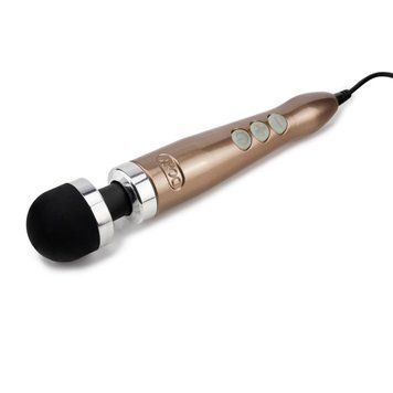 Вібромасажер DOXY Die Cast 3 Rose Gold, дуже потужний, живлення 220 В, металевий корпус 2626045981 фото