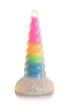 Фентезійний фалоїмітатор Creature Cocks Luminescent Rainbow Silicone Dildo 2568441504 фото