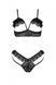 Эротический комплект Passion DOLLY SET, L/XL, black, с открытыми чашками 2150361767 фото 3