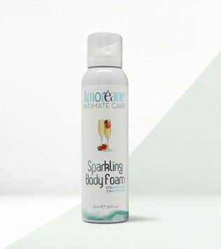 Массажная пена Amoreane Sparkling Body Foam Strawberry Champagne(150 мл) 1570422581 фото