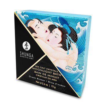 Сіль для ванни Shunga Moonlight Bath - Ocean Breeze (75 гр), сіль Мертвого моря, аромамасла Feromon 1259137241 фото