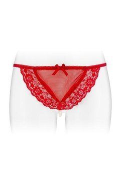 Трусики-стрінги із перлиною ниткою Fashion Secret KATIA Red Feromon 1259133913 фото