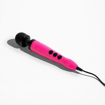 Вібромасажер DOXY Die Cast 3 Hot Pink, дуже потужний, живлення 220 В, металевий корпус 2626045983 фото
