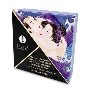 Соль для ванны Shunga Moonlight Bath &ndash; Exotic Fruits (75 г), соль Мертвого моря, аромамасла 1259137242 фото