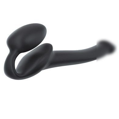 Безремневий страпон Strap-On-Me Black XL, повністю регульований, діаметр 4,5см Feromon 1259127270 фото