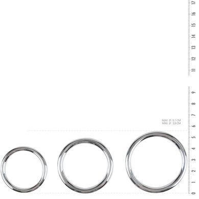Набор эрекционных колец Sinner Gear Unbendable &mdash; Cock/Ball Ring & Glans Ring Set 1405489334 фото