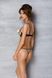 Эротический комплект Passion MARINA SET WITH OPEN BRA, L/XL, beige, открытые чашки 2150361795 фото 7