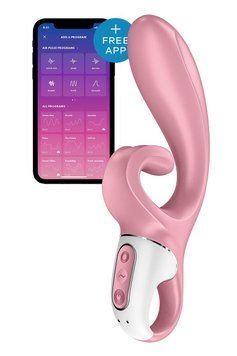 Вібратор кролик Satisfyer Hug Me Pink Feromon 1660968604 фото