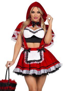 Костюм Красной Шапочки Leg Avenue Flirty Miss Red Top and Skirt L 2769965194 фото