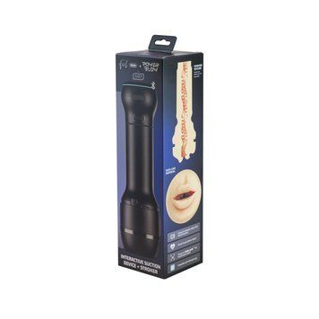 Мастурбатор-ротик Kiiroo Feel Mouth з всмоктувальною інтерактивною насадкою PowerBlow Combo Set 2430149748 фото